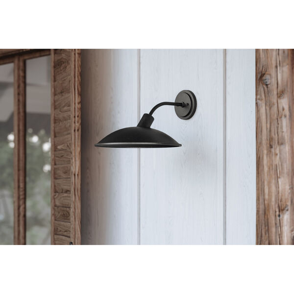 Otis Textured Black One-Light 16-Inch Outdoor Wall Sconce, image 2