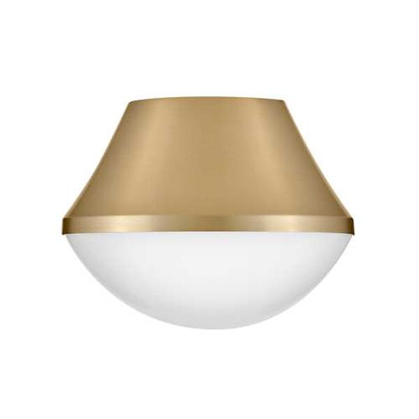 Haddie Lacquered Brass LED Flush Mount, image 1