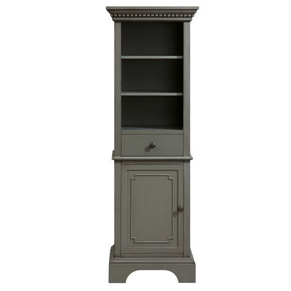 Hastings 22 inch Linen Tower in French Gray finish, image 1