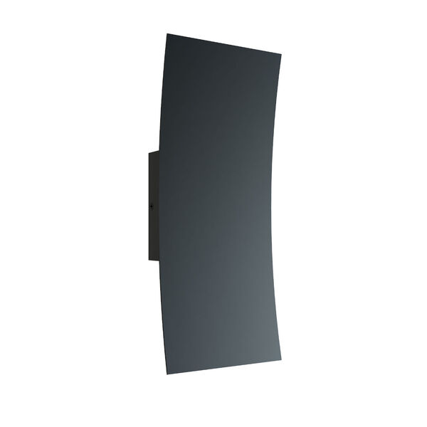 Sadie Black 12-Inch Two-Light Integrated LED Outdoor Wall Sconce, image 1