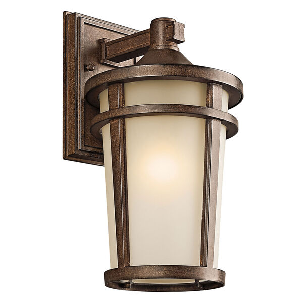 Atwood Brown Stone One-Light 8-Inch Outdoor Wall Mount, image 1