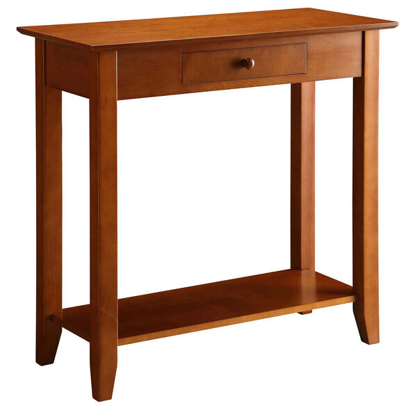 American Heritage Hall Table with Drawer and Shelf, image 4