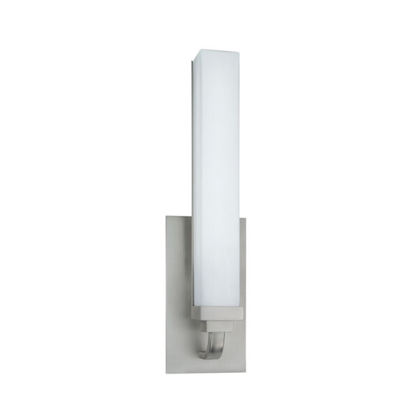 Tetris Brushed Nickel Four-Inch LED ADA Wall Sconce, image 1