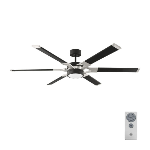 Loft Midnight Black 62-Inch LED Indoor Outdoor Ceiling Fan, image 2
