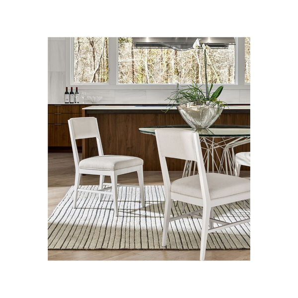 Presley White Dining Chair, Set of 2, image 2