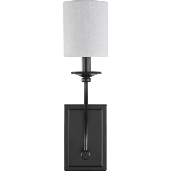 Bonita White and Black Five-Inch One-Light ADA Wall Sconce, image 6