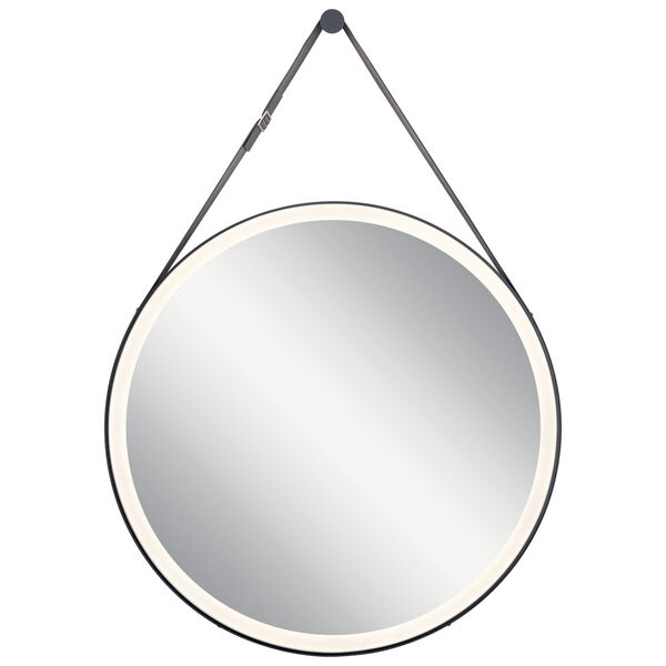 Martell Matte Black 28-Inch LED Wall Mirror, image 2