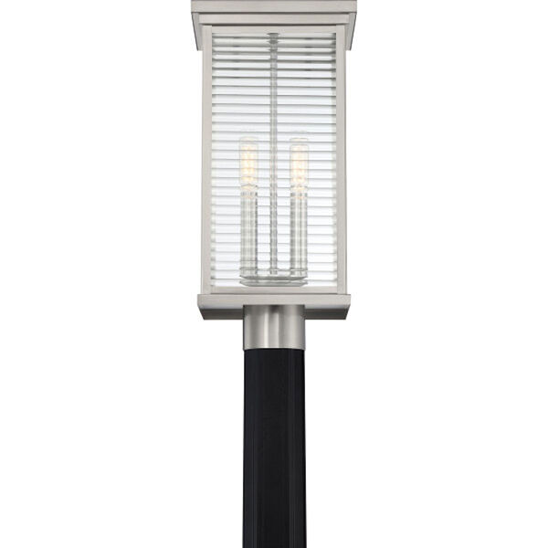 Gardner Stainless Steel Two-Light Outdoor Post Lantern, image 5