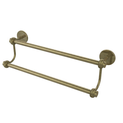 Allied Brass 7251G/30-CA Satellite Orbit Two Collection 30 Inch Towel Bar with Groovy Detail 30-Inch Antique Copper 