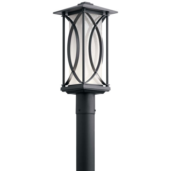 Ashbern Outdoor Post Mt. LED in Textured Black, image 1