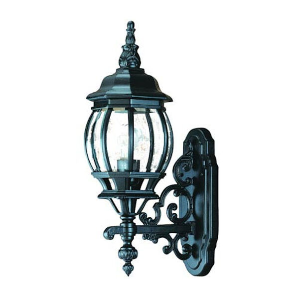 Chateau Matte Black One-Light Wall Fixture 20 Inch Tall, image 1