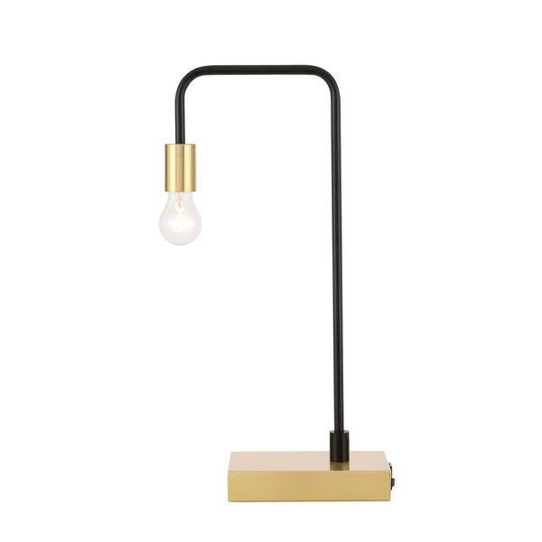 Marceline Black 11-Inch One-Light Table Lamp, image 1