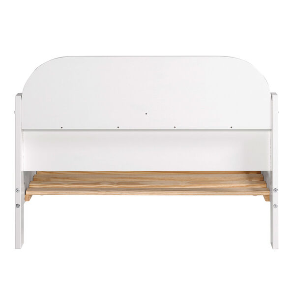 Mission White Twin Bookcase Bed, image 5