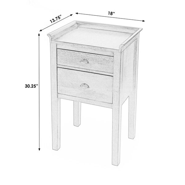 Gabriel Solid Wood Side Table, image 2
