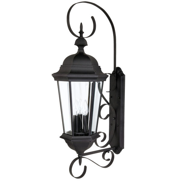 Carriage House Large Black Outdoor Wall Mount, image 1