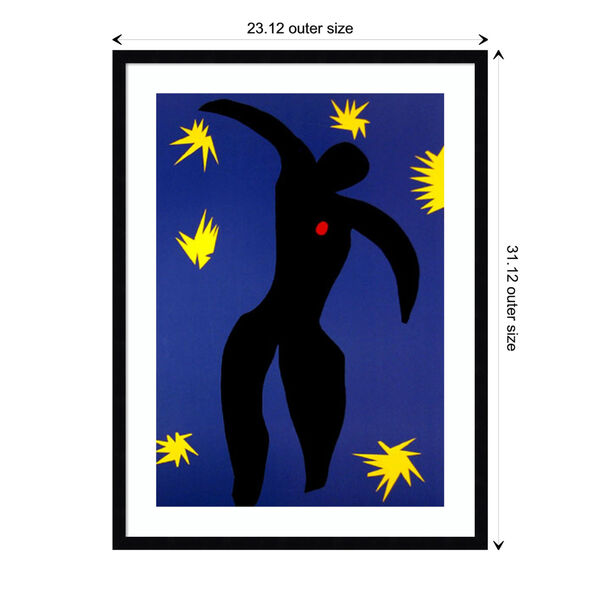 Henri Matisse Black 23 x 31 Inch Wall Art, image 4