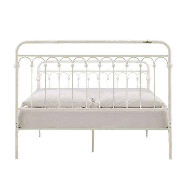 Isobel White Queen Metal Arches Platform Bed, image 6