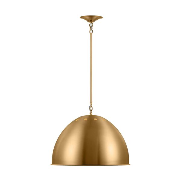 Robbie Burnished Brass 20-Inch One-Light Pendant, image 1