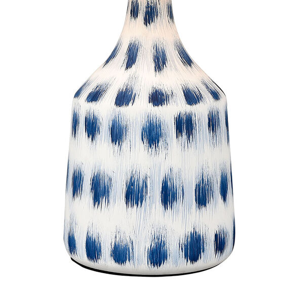 Colmar White and Blue One-Light Table Lamp, image 4