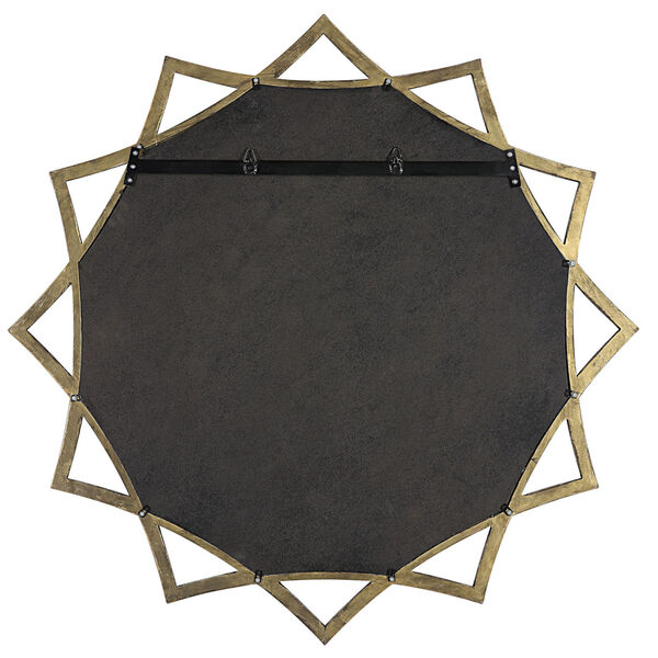 Abanu Antique Gold Star Wall Mirror, image 2
