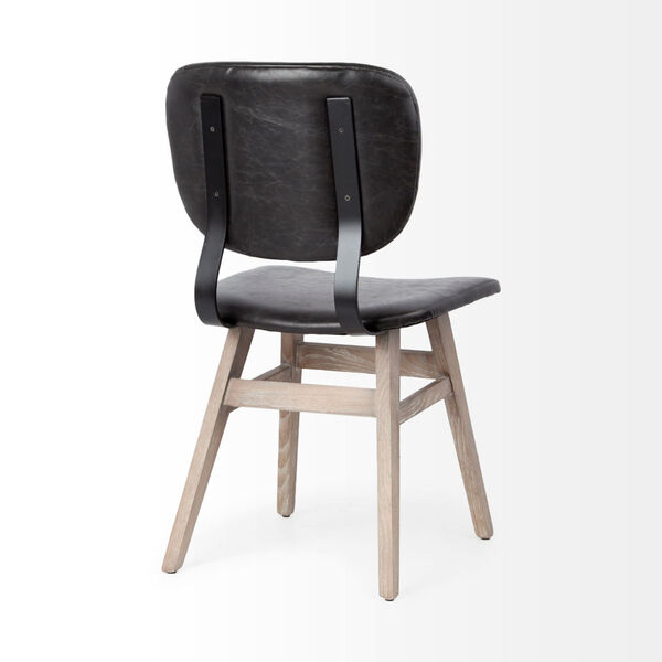 Haden I Black Faux Leather Side Chair, image 5
