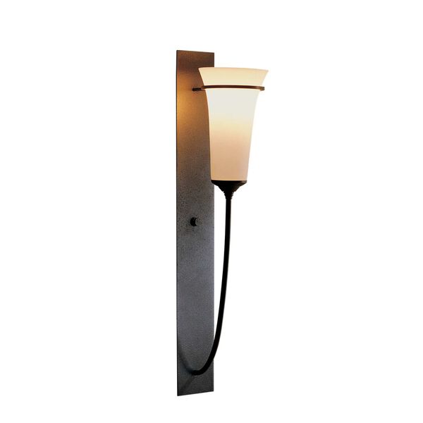 Banded Natural Iron Four-Inch One-Light Wall Sconce, image 1