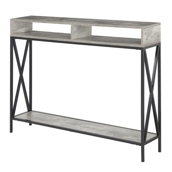 Tucson Deluxe 2 Tier Console Table in Faux Birch, image 6