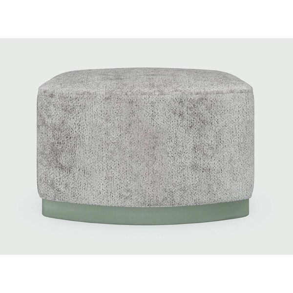 Caracole Upholstery Soft Silver Ottoman, image 1