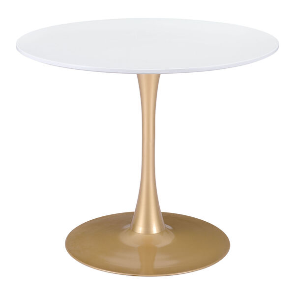 Opus White Dining Table, image 1