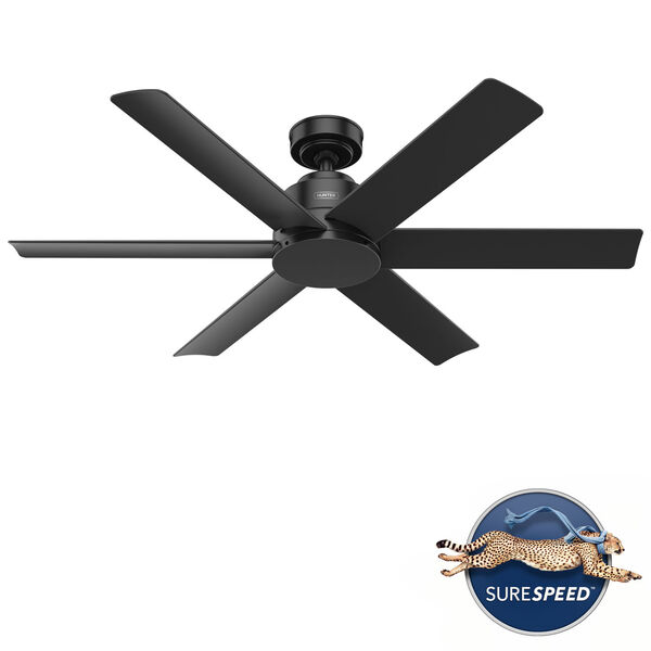 Kennicott Matte Black 52-Inch  Ceiling Fan, image 1