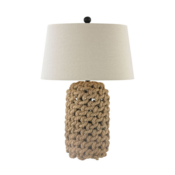 Nature Rope and Oil Rubbed Bronze 29-Inch One-Light Table Lamp, image 2