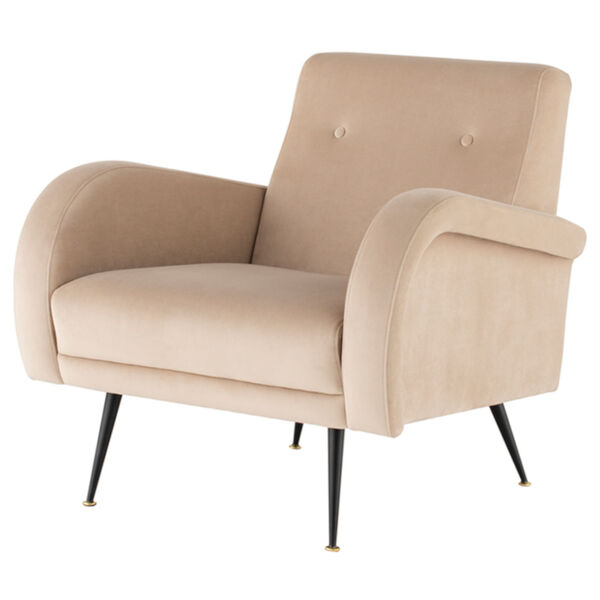 Hugo Beige and Black Occasional Chair, image 1