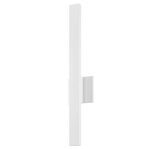 Sword LED Textured White 1-Light Outdoor Wall Sconce, image 1
