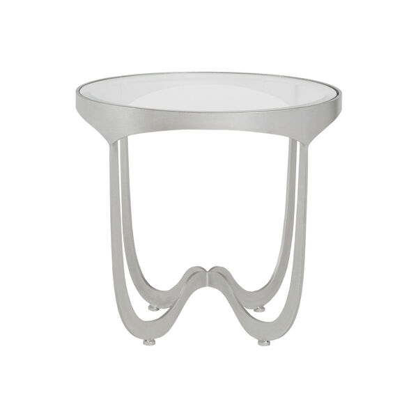 Metal Designs White Sophie Round End Table, image 2