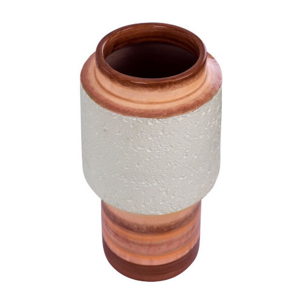 Tilde Orange Quartz 12-Inch Ceramic Vase, image 2