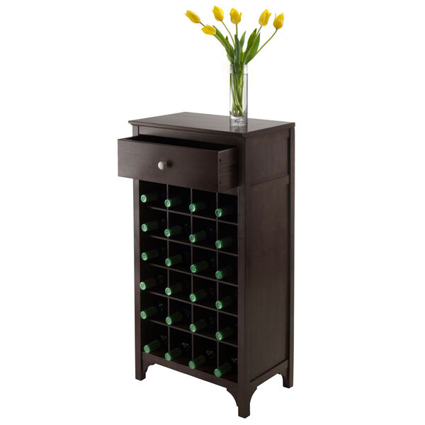 Ancona Modular Wine Cabinet with One Drawer and 24-Bottle, image 3