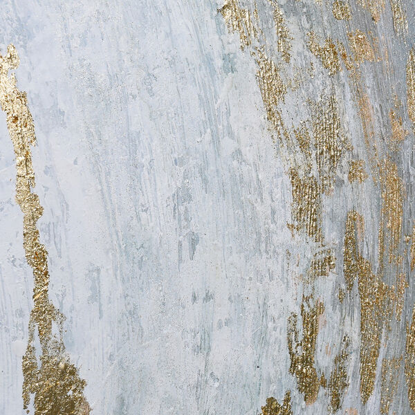 Golden Tundra Textured Glitter Unframed Hand Painted Wall Art, image 5