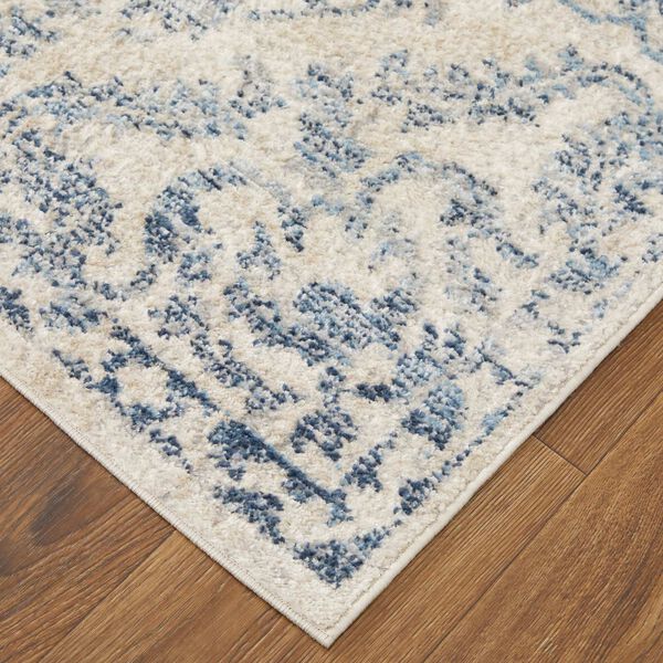 Camellia Blue Gray Ivory Rectangular 4 Ft. 3 In. x 6 Ft. 3 In. Area Rug, image 6