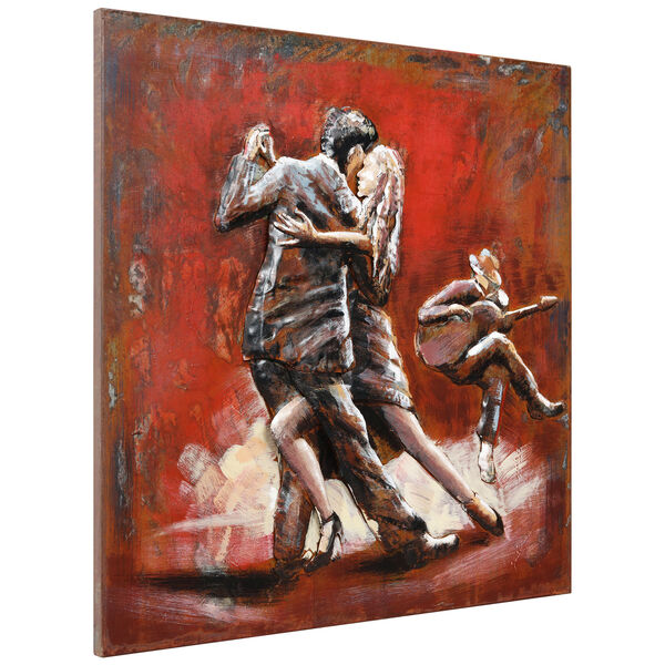 Dance Mixed Media Iron Hand Painted Dimensional Wall Art, image 3
