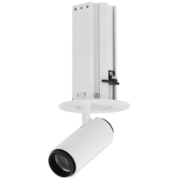 Telescopica White Six-Inch Adjustable LED Recessed Spotlight, image 1