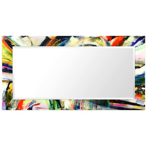 Rock Star Multicolor 54 x 28-Inch Rectangular Beveled Wall Mirror, image 5