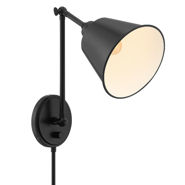 Mitchell Matte Black 24-Inch One-Light Wall Sconce, image 4
