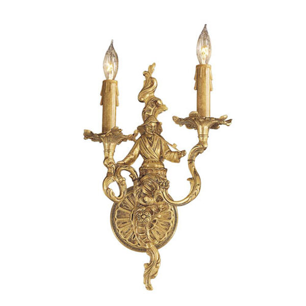 Metropolitan Left French Gold Wall Sconce , image 1