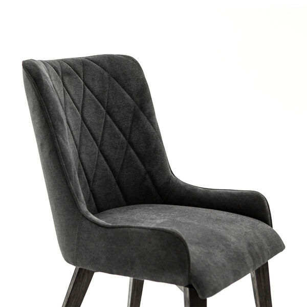 Alana Tundra Gray Charcoal Dining Chair, Set of Two, image 3