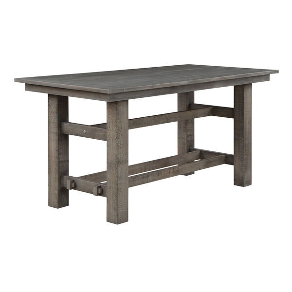 Keystone Gray and Brown Counter Height Dining Table, image 1