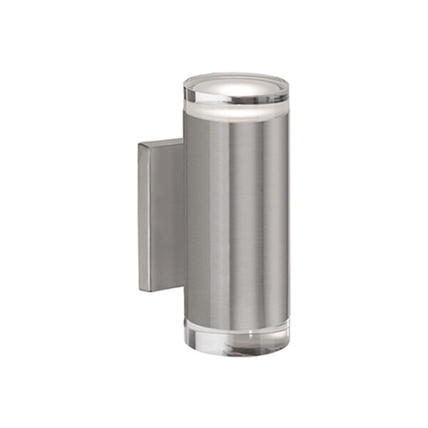 Brushed Nickel Eight-Inch One Light LED Wall Sconce, image 1