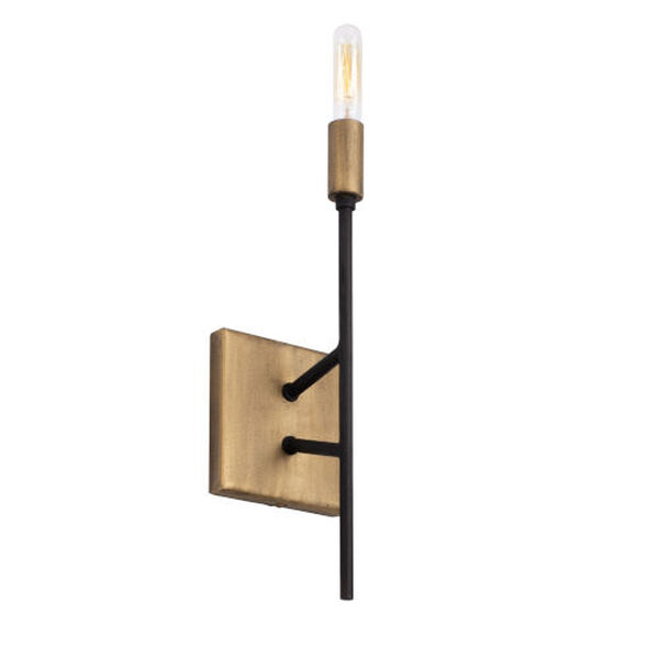 Bodie Havana Gold Carbon One-Light Wall Sconce, image 1