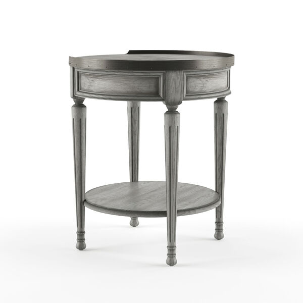 Sampson Powder Gray Accent Table, image 3