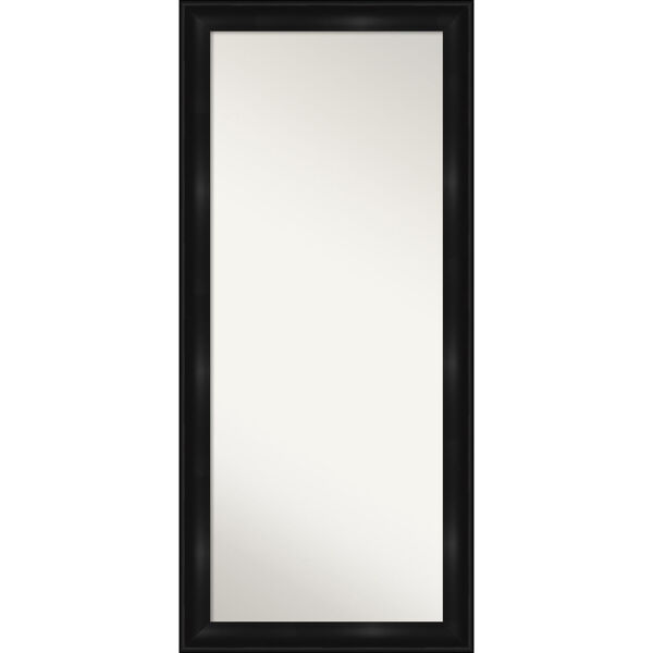 Black 30W X 66H-Inch Full Length Floor Leaner Mirror, image 1