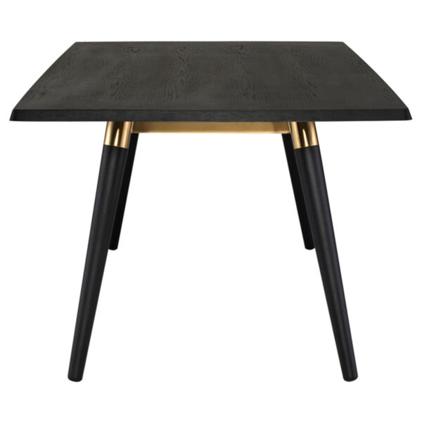 Scholar Onyx and Gold 79-Inch Dining Table, image 3
